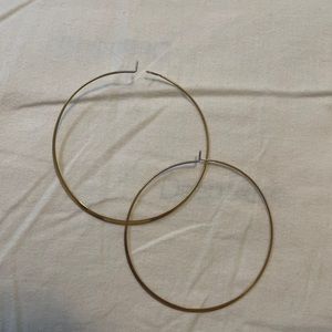 Michael Kors Gold Plated Hoop Earrings